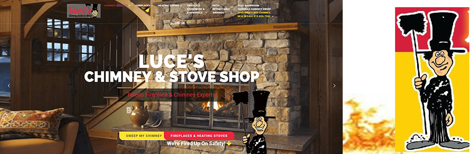 Luce's Chimney and Stove Shop Website