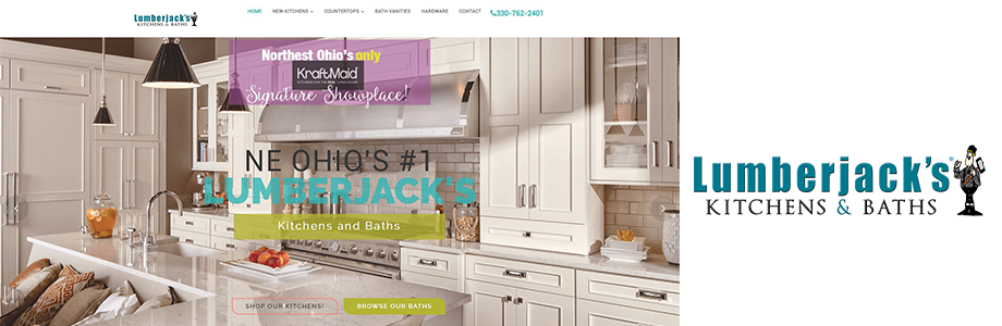 Lumberjack's Kitchens and Baths website